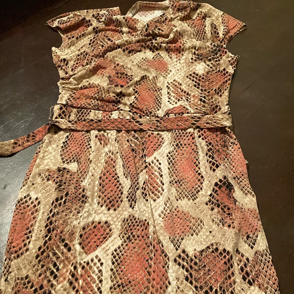 Jennifer Lopez Multicolored Asymmetrical Dress - image 3